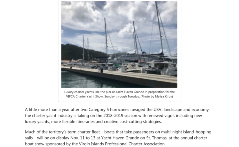 The Source Article – Charter Yacht Industry on a Fast Recovery Course