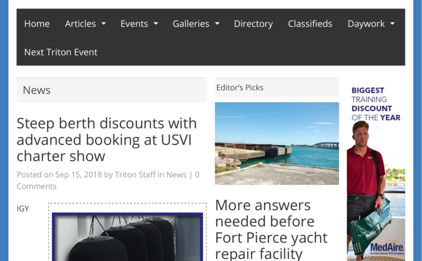 The Triton – Steep Berth Discounts with Advanced Registration