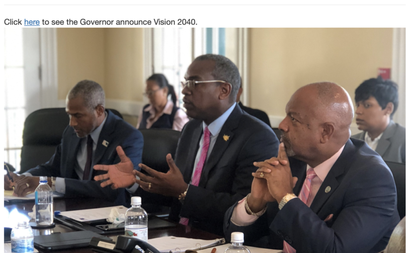 VIPCA a leading component of the “U.S. Virgin islands Vision 2040” initiative